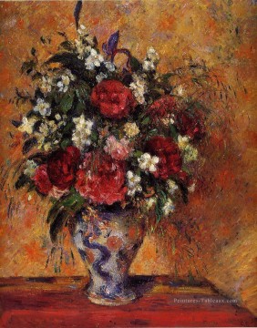  camille peintre - vase de fleurs Camille Pissarro